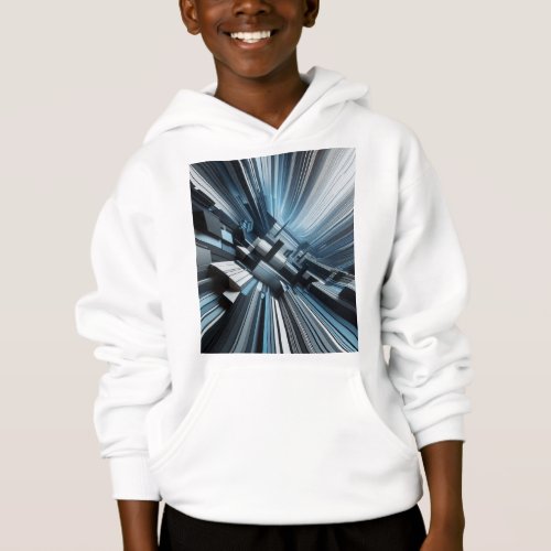 Abstract Geometric Boys Hoodie