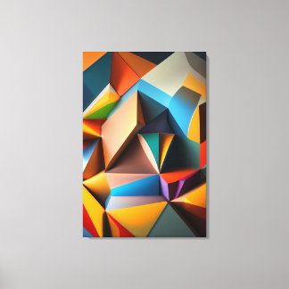 Abstract Geometric Canvas Print