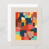 Abstract geometric circle background (Front/Back)