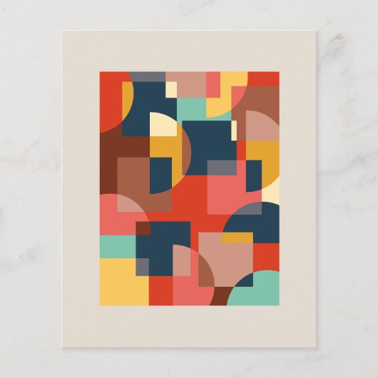 Abstract geometric circle background (Front)