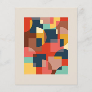 Abstract geometric circle background