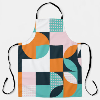 Abstract Geometric: Colorful 3D Effect. Apron