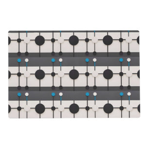 Abstract Geometric Composition Featuring Circles Placemat