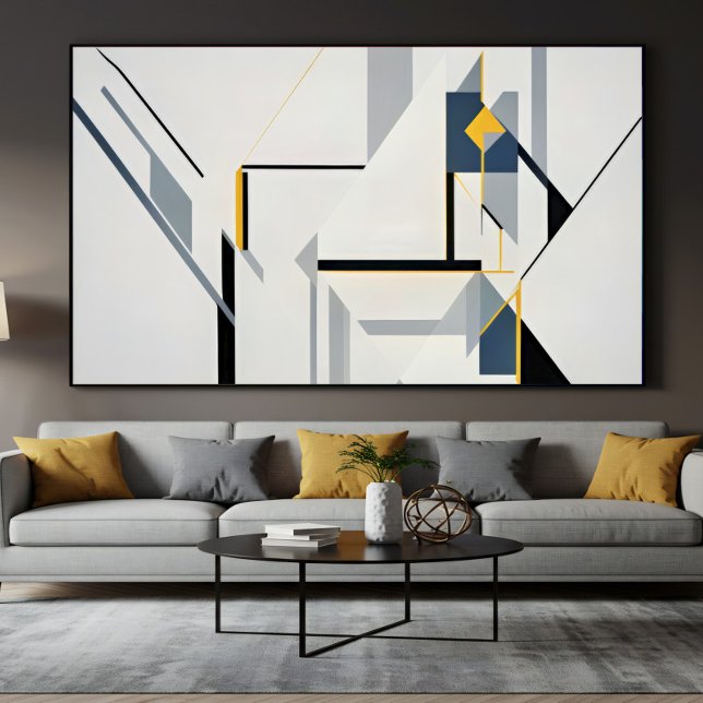 Abstract Geometric Composition Modern Poster (Creator Uploaded)