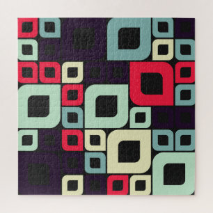 Abstract Geometric, Computational Art Illustration Jigsaw Puzzle