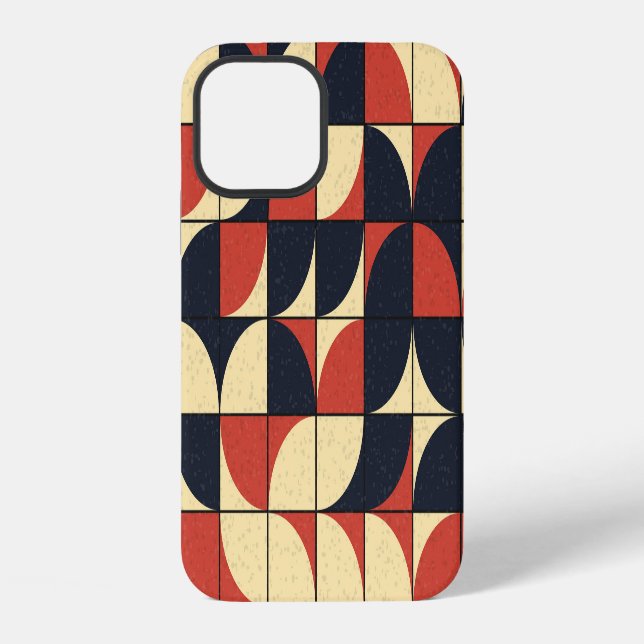 Abstract geometric: computational art. iphone case (Back)