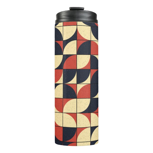 Abstract geometric: computational art. thermal tumbler (Front)