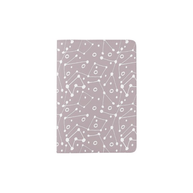 Abstract Geometric Constellations Passport Holder (Front)