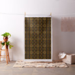 Abstract geometric dark pattern fabric