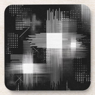 Abstract Geometric Design Beverage Coaster