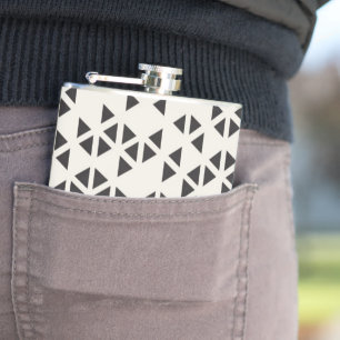 Abstract Geometric Design Flask