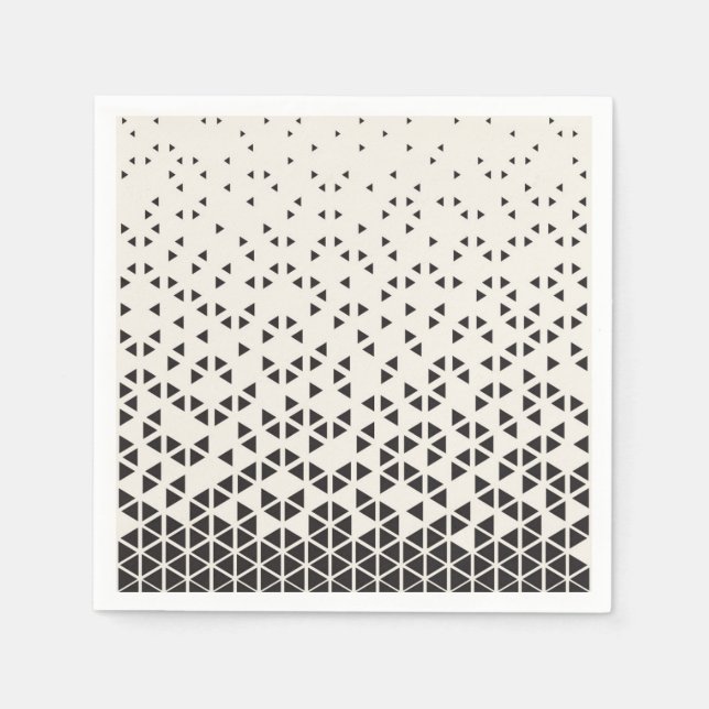 Abstract Geometric Design Napkins (Front)
