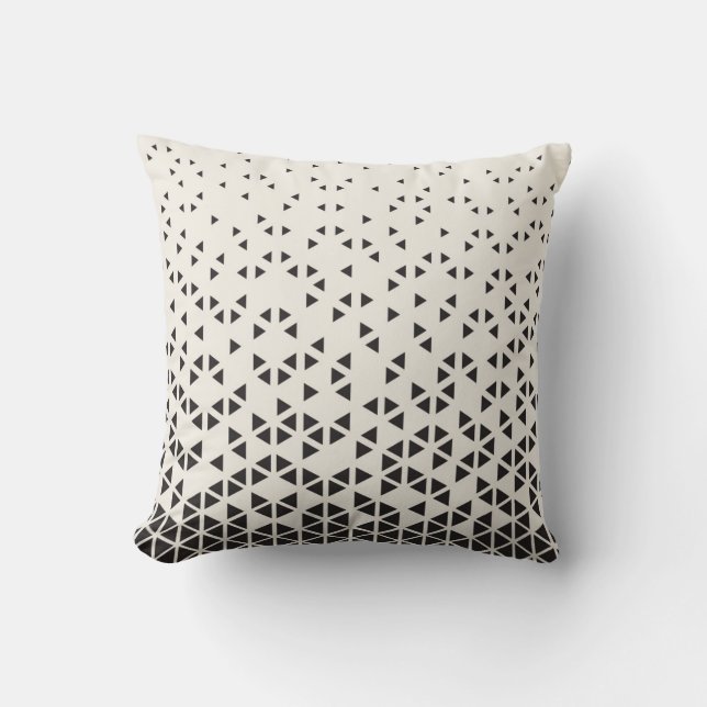 Abstract Geometric Design Throw Pillow (Front)