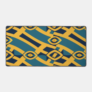Abstract Geometric desk mat