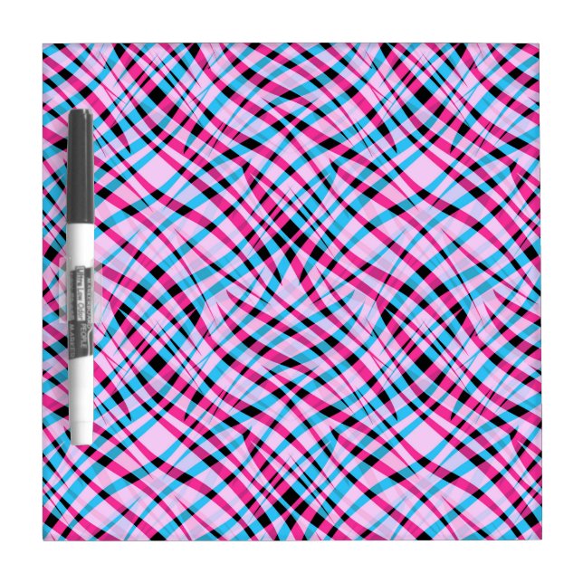 Abstract, geometric dry erase board (Front)