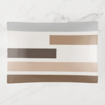 Abstract Geometric Earthtones Stripes Art Pattern