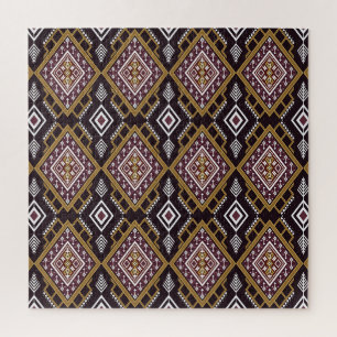 Abstract geometric ethnic, wallpaper design. jigsaw puzzle