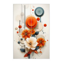 Abstract Geometric Floral