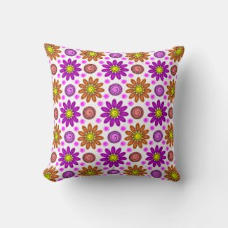Abstract Geometric Floral Pattern