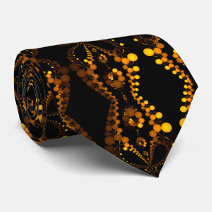Abstract Geometric Fractal Art Pattern Neck Tie