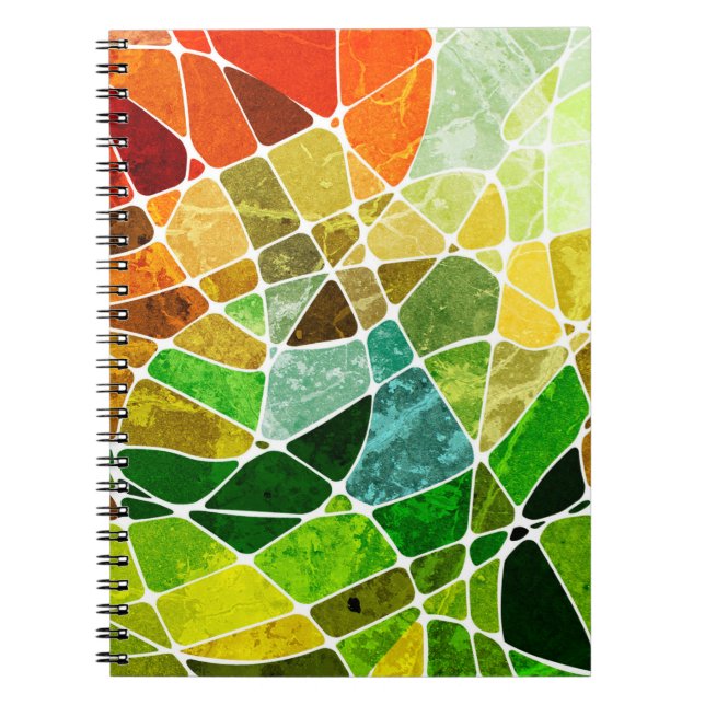 abstract geometric grunge backgroundpattern,grunge notebook (Front)