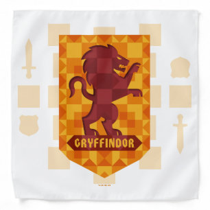 Abstract Geometric GRYFFINDOR™ Crest Bandana