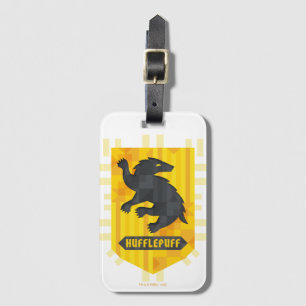Abstract Geometric HUFFLEPUFF™ Crest Luggage Tag
