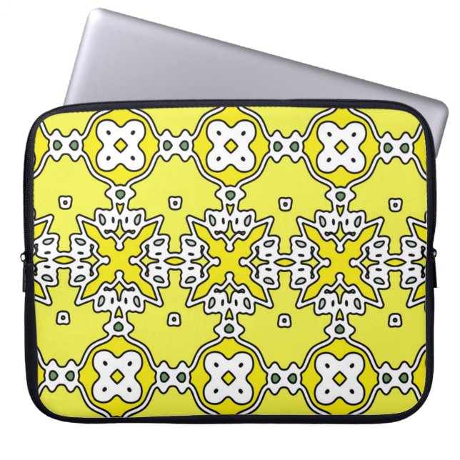 Abstract geometric illustration. Pattern. The endl Laptop Sleeve (Front)