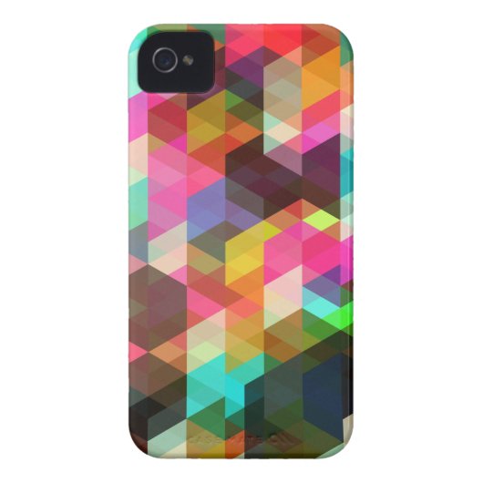 Abstract Geometric iPhone Case (Back)