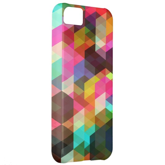Abstract Geometric iPhone Case (Back/Right)