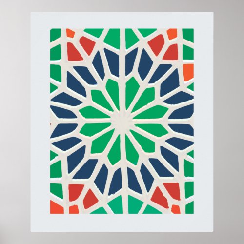 abstract_geometric_Islamic_background  Poster