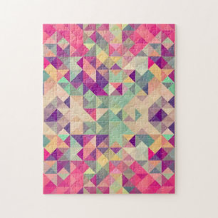 Abstract Geometric Jigsaw Puzzle