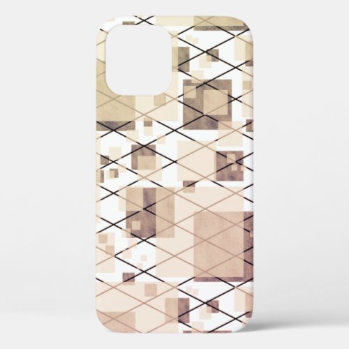 Abstract Geometric Lines and Shapes  iPhone 12 Pro Case