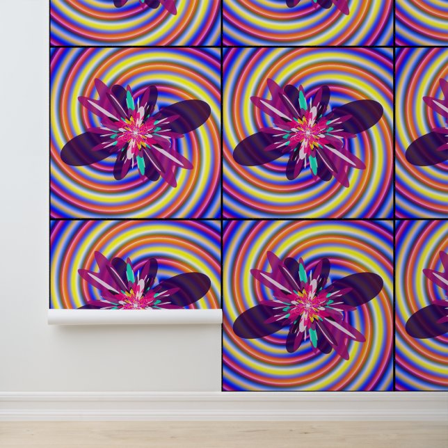 Abstract Geometric Mandala Art Pattern  Wallpaper (Application)