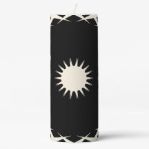 Abstract Geometric Mandala Sunburst Design