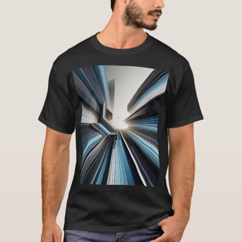 Abstract Geometric Mens T_shirt