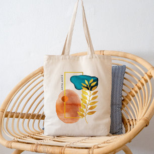 Abstract Geometric Mid-Century Modern Minimalist Tote Bag