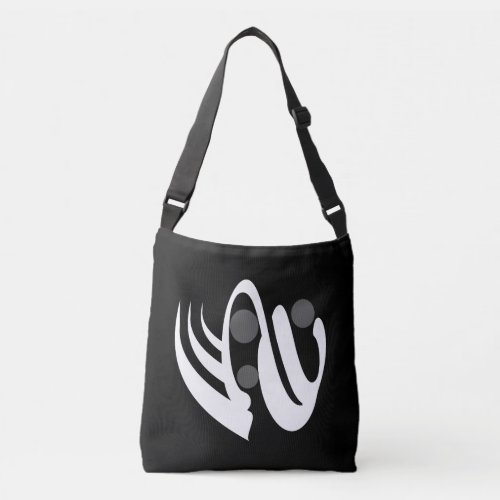 abstract geometric modern art crossbody bag