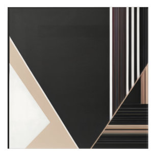 Abstract Geometric Modern Minimalist Acrylic Print