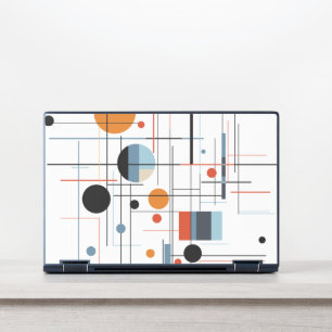 Abstract Geometric Modern Minimalist Lines HP Laptop Skin