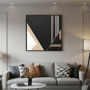 Abstract Geometric Modern Minimalist Poster