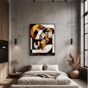 Abstract Geometric Mosaic Poster