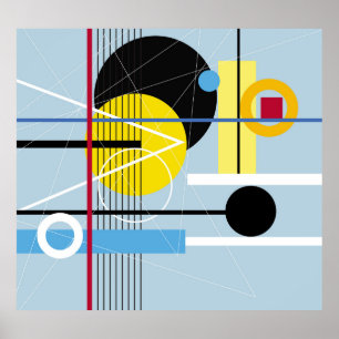 Abstract Geometric: Multicolor Background Poster