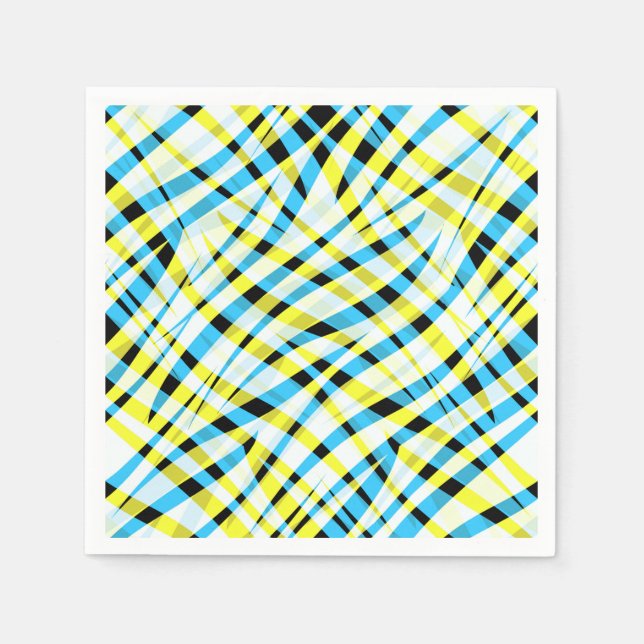 Abstract, geometric napkins (Front)