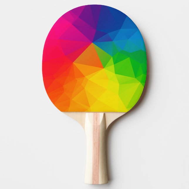 Abstract Geometric Pattern 1 Ping-Pong Paddle (Front)