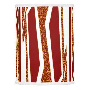 Abstract , geometric pattern, animal print lamp shade