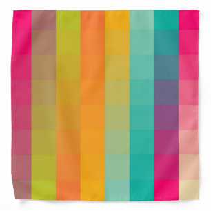 Abstract geometric pattern bandana