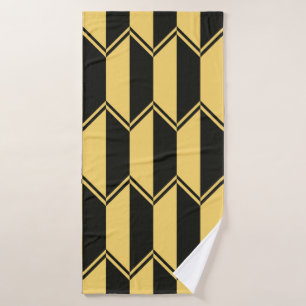 Abstract geometric pattern  bath towel
