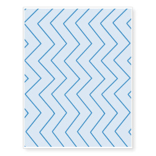 Abstract geometric pattern - blue temporary tattoos