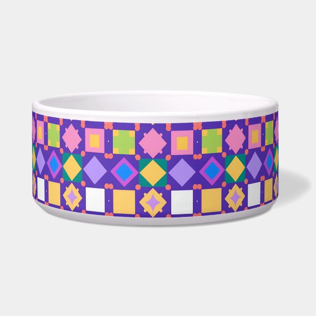 Abstract Geometric Pattern Bowl (Front)